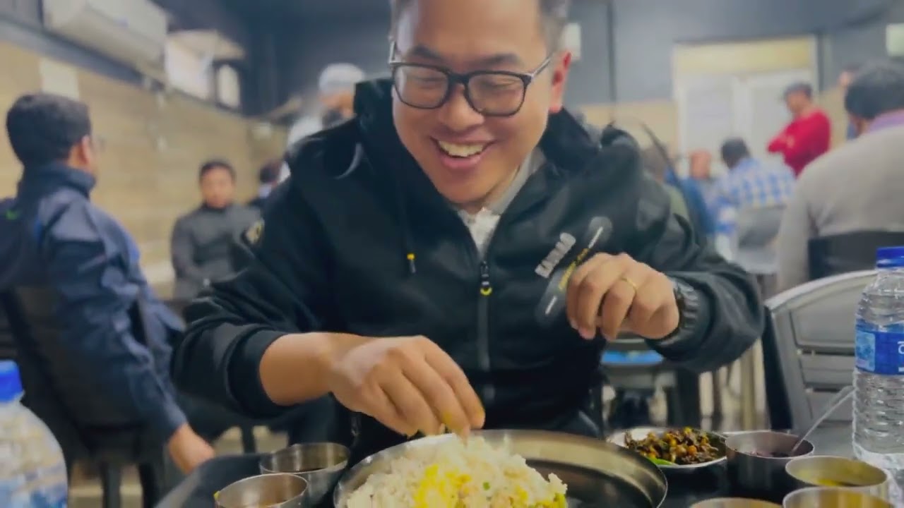 Mukbang at Luxmi Kitchen , Imphal trying out a Manipuri Thali 