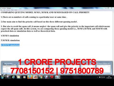 Comparing Queuing Model M/M/1, M/M/K And M/M/D Based On Call Priority - 1Crore Projects