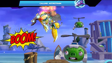 Angry Birds Transformers - Spark Run (Level 150) - KILLED AFTER CALLING ASTOTRAIN !!!