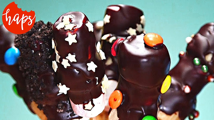 Jak zrobić banany z  marshmallow i czekoladą
