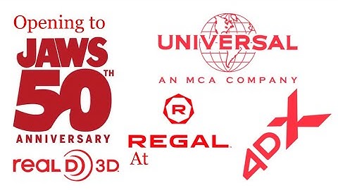 Opening to Jaws 50th Anniversary (3D) 2025 Regal 4DX Cinema