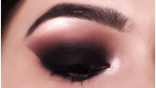 Classic Black Smokey Eye Tutorial | Easy Smokey Eyes in 5 Minutes | Beginners Makeup | Tanyas Corner