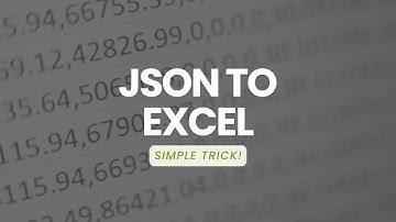 How to Extract JSON Data in Excel