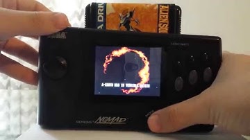 Testing region mod done to a Sega Nomad