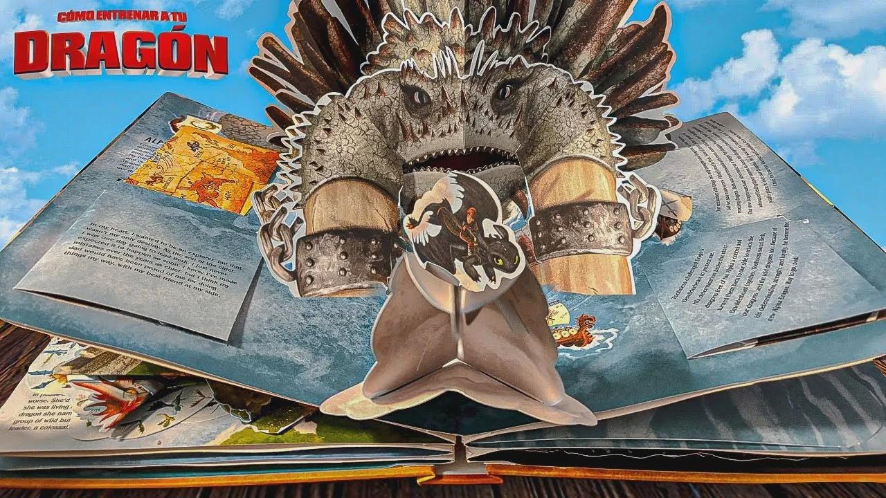 I Found the Real-Life 3D Dragons Book from How to Train Your Dragon!