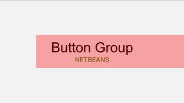 Java NetBeans ButtonGroup