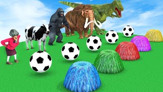 Animal Crossing Fountain With Gorilla Cow Mammoth Elephant Hippo Dinosaur Choose The Right Food Game