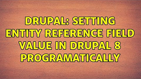 Drupal: Setting entity reference field value in Drupal 8 programatically