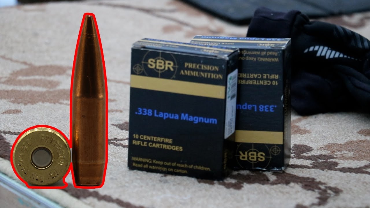 .338 Lapua Magnum (8.6x70mm) 300gr BTHP, SBR