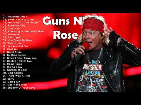 Guns N' Roses Greatest Hits Full Album - Best Songs Of Guns N Roses - The Best Of Guns N' Roses
