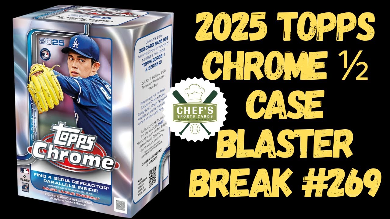 2025 TOPPS CHROME 1/2 BLASTER CASE RANDOM TEAM BREAK #269  - LIVE-8/2/2025