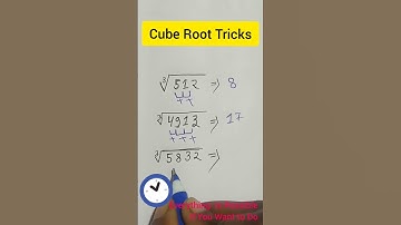 Cube Root Tricks / Math Trick #shorts #youtubeshorts #shortvideo #short #viralshorts #maths