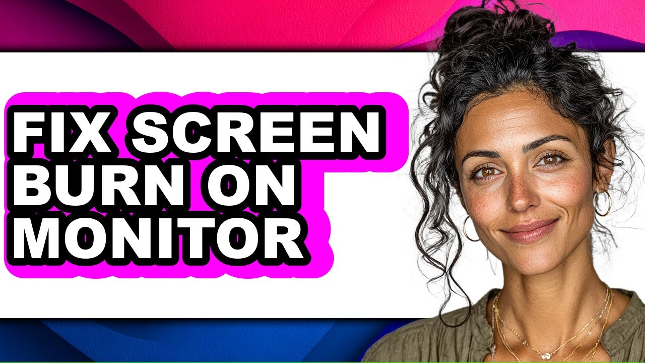 How to Fix Screen Burn on Monitor (updated) - YouTube