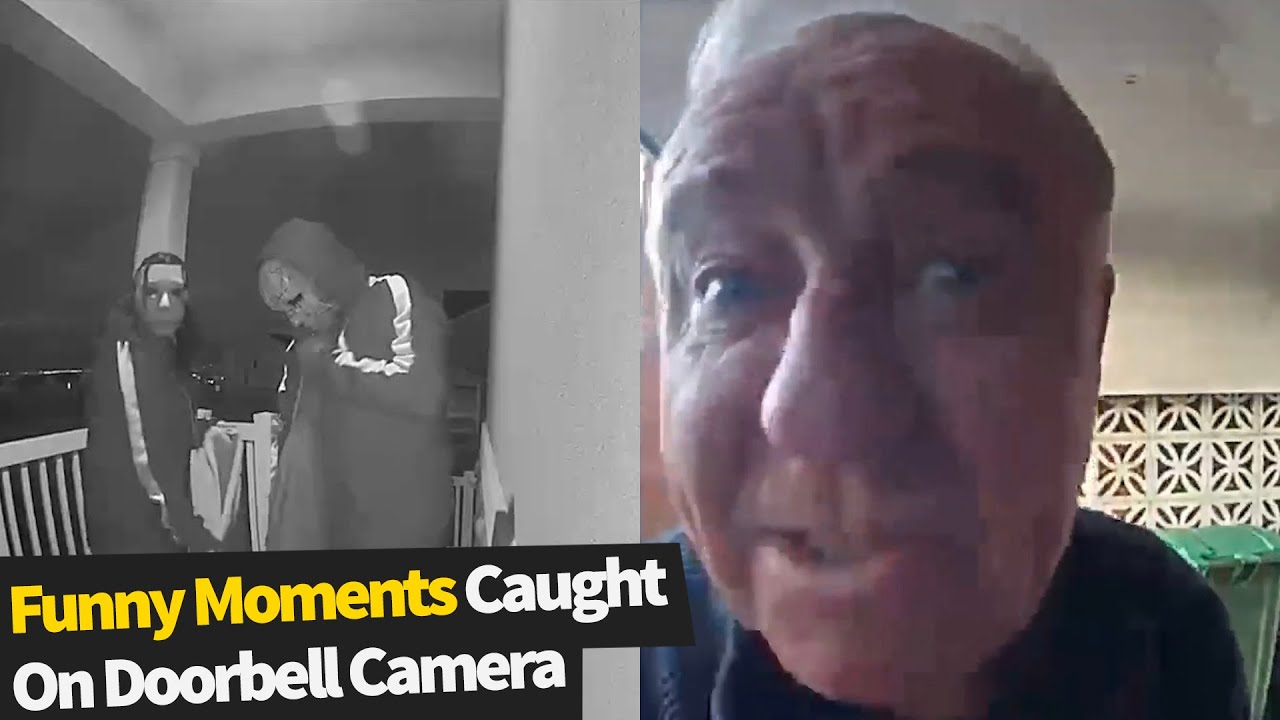 The BEST Moments Picked Up By Doorbell Cameras  Funny CCTV Videos