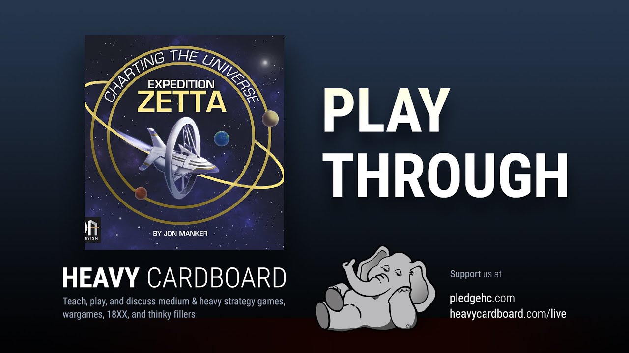 Play-through only - Expedition Zetta Play Through by Heavy Cardboard