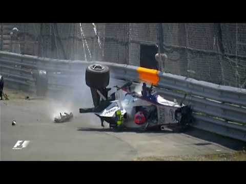 Robert Kubica's Huge Crash | 2007 Canadian Grand Prix