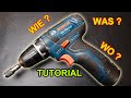 SO BEDIENT MAN EINEN AKKUSCHRAUBER! | BIT WECHSELN | BOHRER WECHSELN | ERKLÄRUNG | TUTORIAL FACTOREM