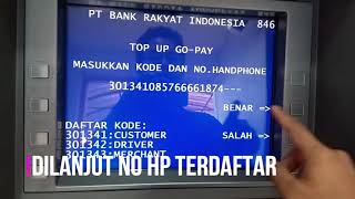 CARA ISI SALDO GOPAY lewat ATM BRI | TOP UP GOPAY GOJEK