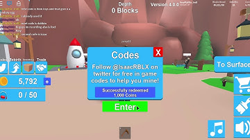 Showing all codes in mining simulator for 2018! A LEGENDARY EGG CODE