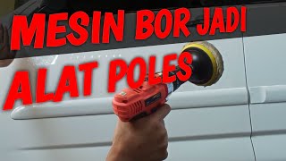 quick way to polish a car using a drill machine