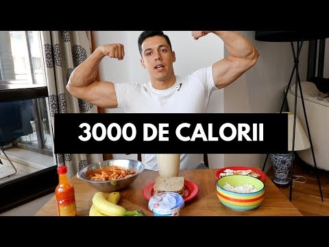 Plan de mese de 3000 de calorii - Cum sa pui masa musculara - Episodul 2