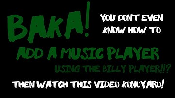 BakaThemes - How to Add Music Player on Tumblr (Dropbox + Billy Audio Player)