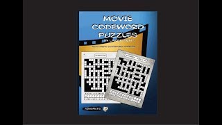 Book: Movie Codeword Puzzles (in large print).