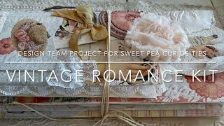 Flip Flop Journal using the Vintage Romance Kit by SweetPeaCuriosities