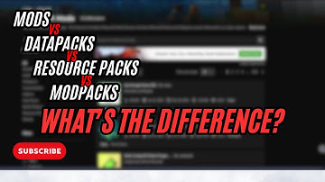 Mods vs Datapacks vs Resource Packs vs Modpacks in Minecraft – What