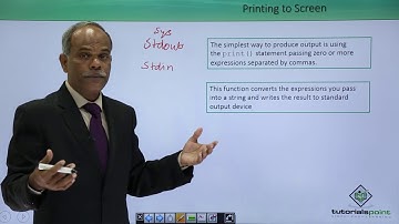 Python - Printing to Screen