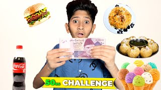 Living on 50 Rs for 24 Hours!