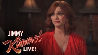 3 Ridiculous Questions with Jimmy Kimmel and Christina Hendricks