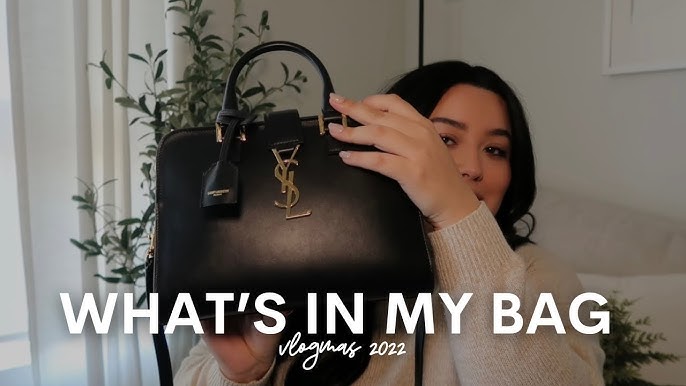 Review: YSL Mini Cabas Chyc Bag + mini what's in my bag! 