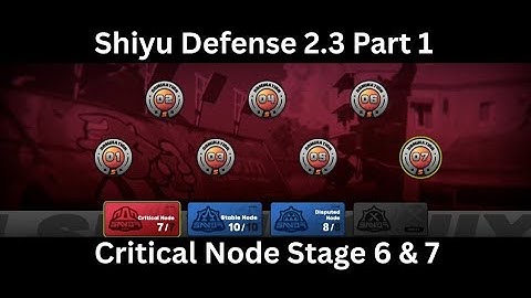 Clearing Shiyu Defense Critical Node 6 & 7 | Zenless Zone Zero 