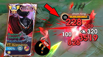 HAYABUSA CRAZY DAMAGE BUILD SET! (try this)