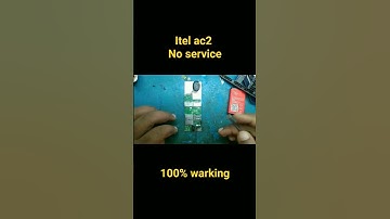 itel ace 2 no service solution