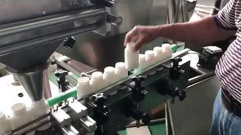 8 channel capsule tablet pill counting and filling machine