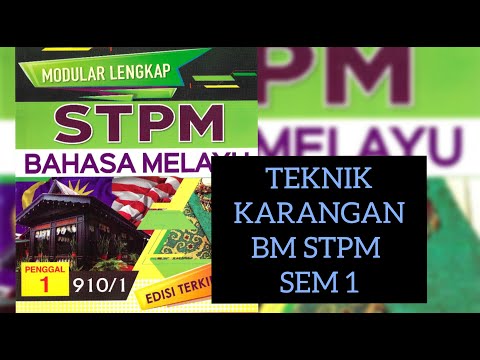 CARA BUAT KARANGAN BM STPM YG BETUL✍?‍?‼️⁉️#stpm#repeatpaper#bmstpm