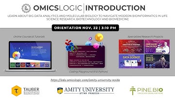OmicsLogic Amity University Orientation Session for Post Graduates