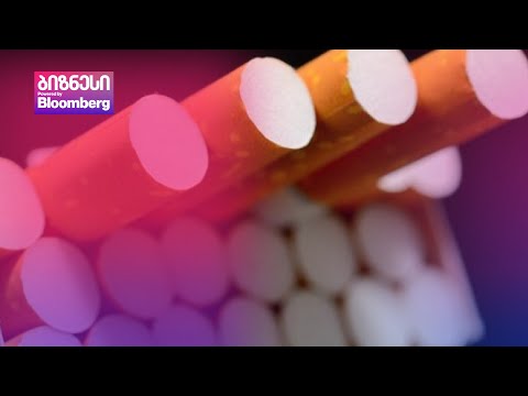 თამბაქოს ნაწარმის ნაწილი რუსული წარწერებით იყიდება