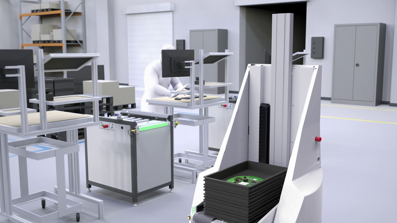 Logistics Automation with Autonomous Mobile Robots (AMRs) - YouTube