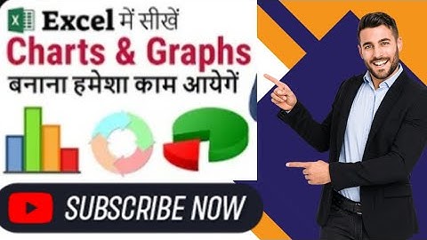 MS Excel Chart & Graphs | How To Make A Pie, Bar , Column & Line Chart in Excel Hindi