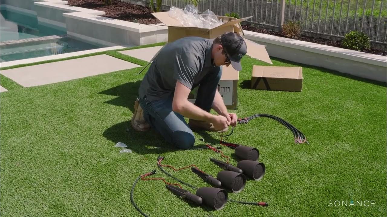 Sonance Outdoor Wiring Harness Installation - YouTube