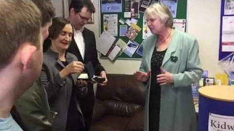 Judith Merritt of GVEC - Kidwelly Hub 1st Annivers...