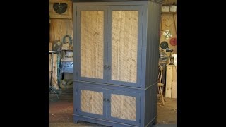 Armoire with Barn Wood Panel Doors (part 3/3)