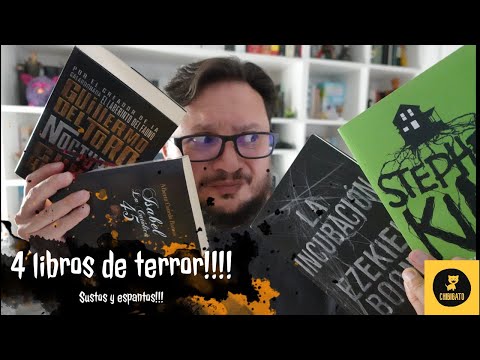 Los 4 mejores libros de terror que he leído!!!