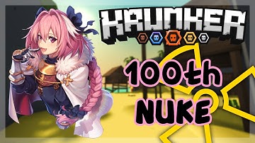 Getting my 100th nuke in Krunker
