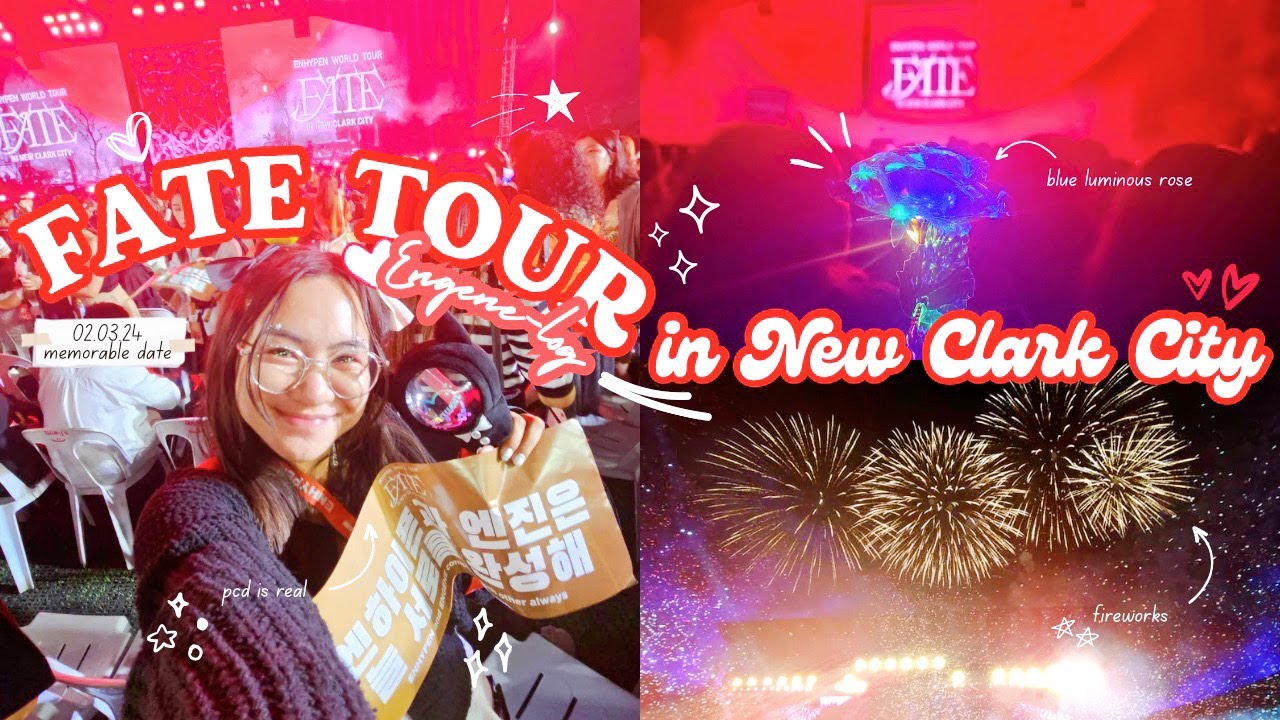 [ENGENE-loG🧡] ENHYPEN FATE in New Clark City, Philippines | Soundcheck + Full Concert vlog ☪︎ᯓ★
