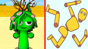 Sprunki Survival Vs Ragdoll Break - I Found All Max Level Up Epic Gameplay