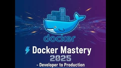 Learn Docker in 2025 🚀 Complete Tutorial Series from Development to Production